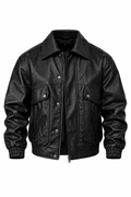 Jacket pelle nero