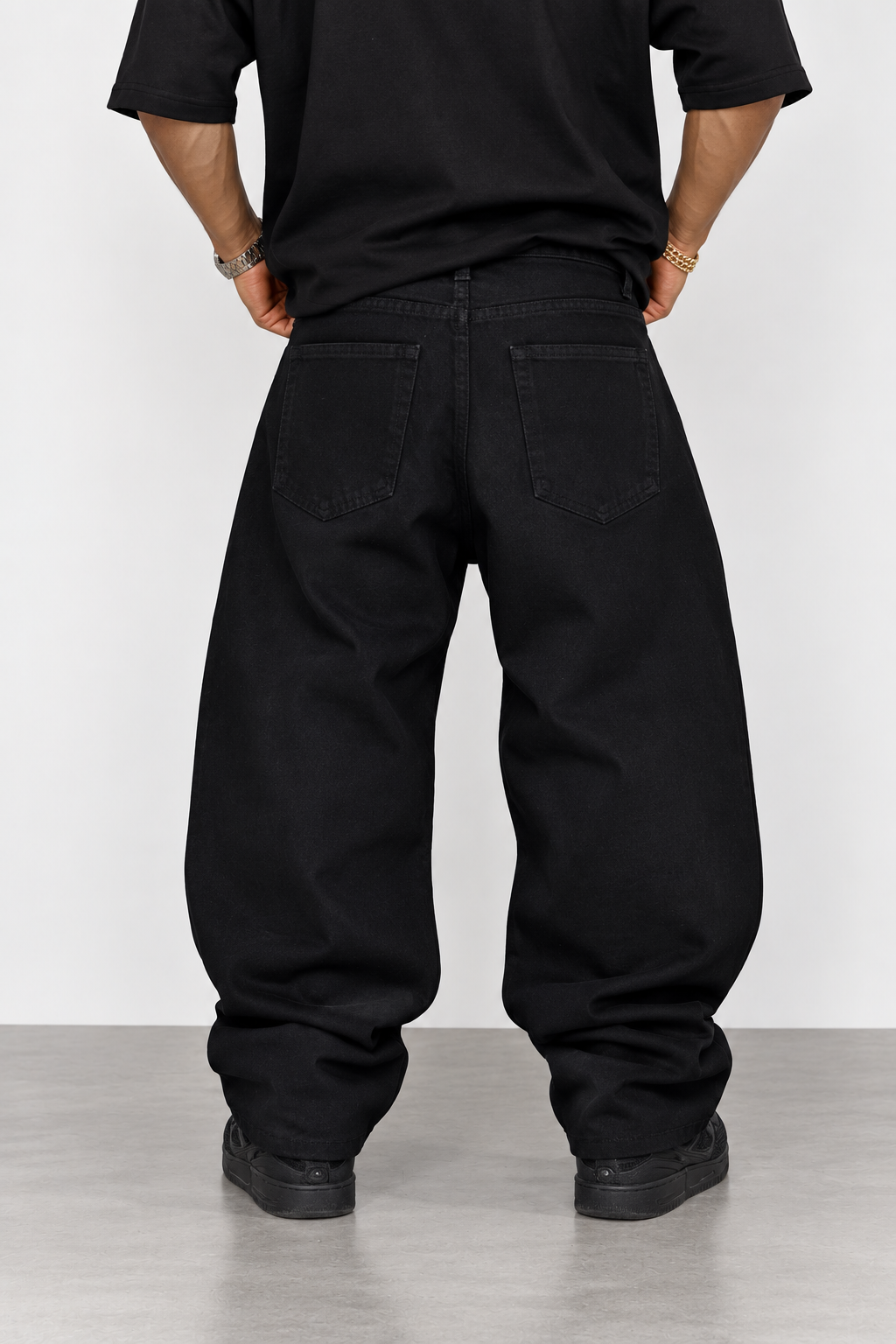 Jeans ballon black