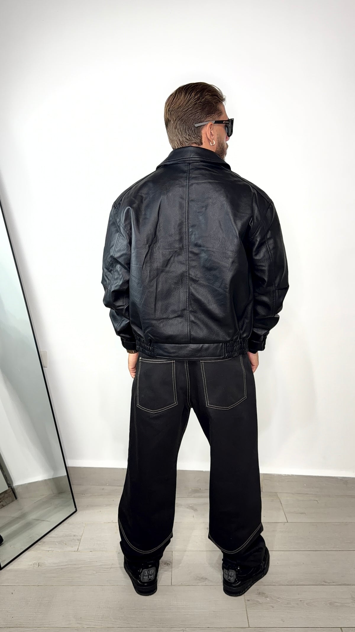Jacket pelle nero