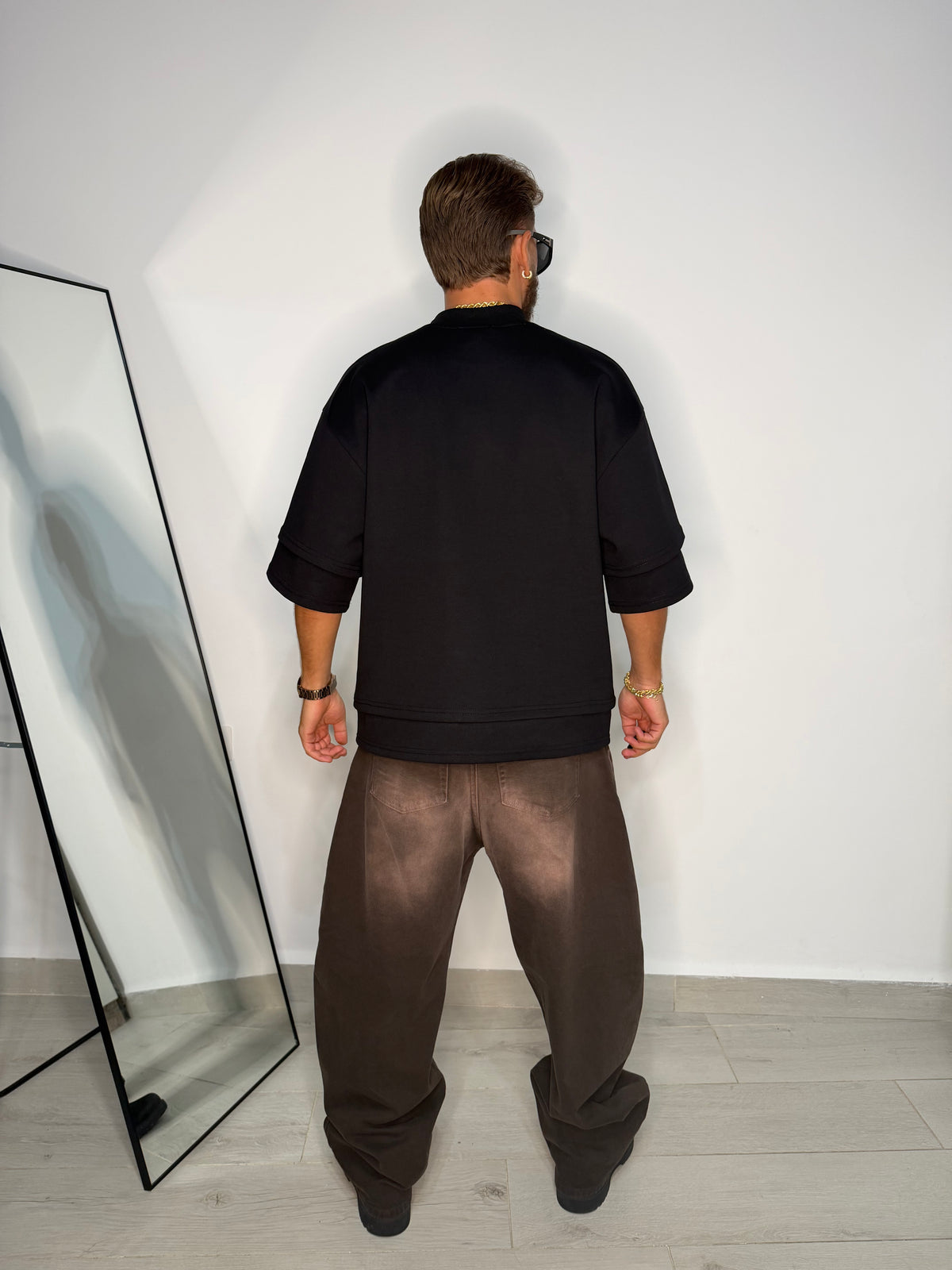 T-Shirt Double nera