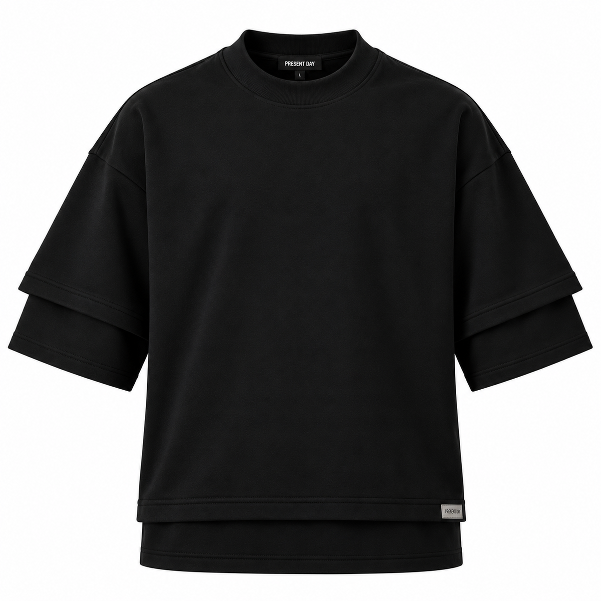 T-Shirt Double nera